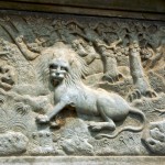 Ein chinesischer Löwe