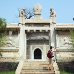 Der Eingang zur Grabanlage