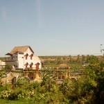 Landschaft am Straßenrand